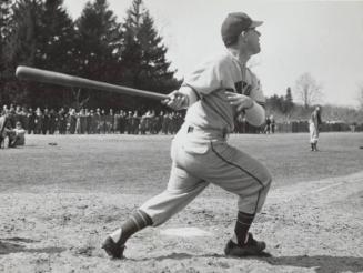 Mel Ott Batting photograph, probably 1943