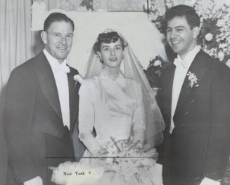 Mel Ott Wedding photograph, 1951 December 21