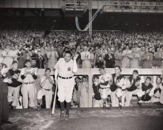 Babe Ruth Number Retirement photograph, 1948 June 13