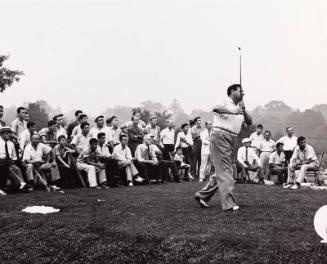 Babe Ruth Golfing photograph, undated
