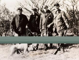 Babe Ruth and Group Hunting photograph, 1932 November 17
