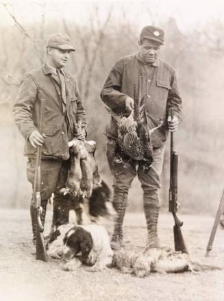 Babe Ruth and Pierre McCormack Hunting photograph, 1933 November 23