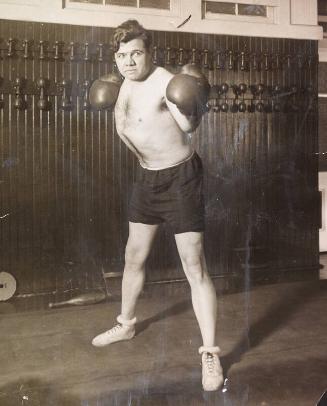 Babe Ruth Boxing photograph, undated