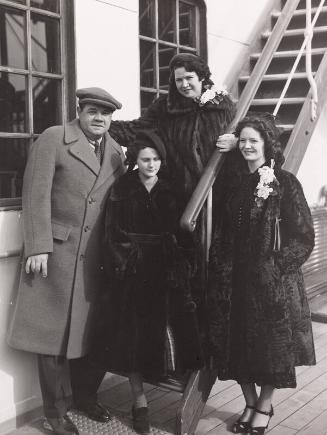 Babe Ruth and Family photograph, 1937 February 13