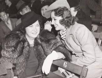 Claire Ruth and June O'Dea Gomez photograph, 1938 October 08