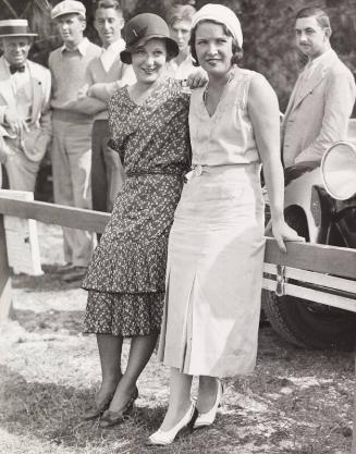 Claire Ruth and Mary Lawler Lary photograph, 1932 March 03