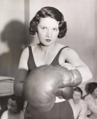 Claire Ruth Boxing photograph, 1932 January 19
