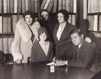Babe Ruth and Family photograph, 1930 October 30