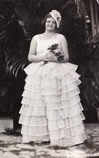 Julia Ruth in Flower Girl Dress photograph, 1931 March 06