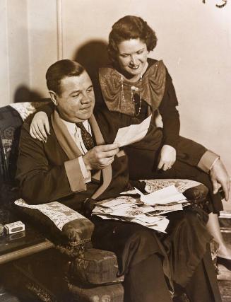 Babe and Claire Ruth photograph, 1934 February 07