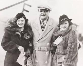 Babe, Claire, and Julia Ruth photograph, 1935 February