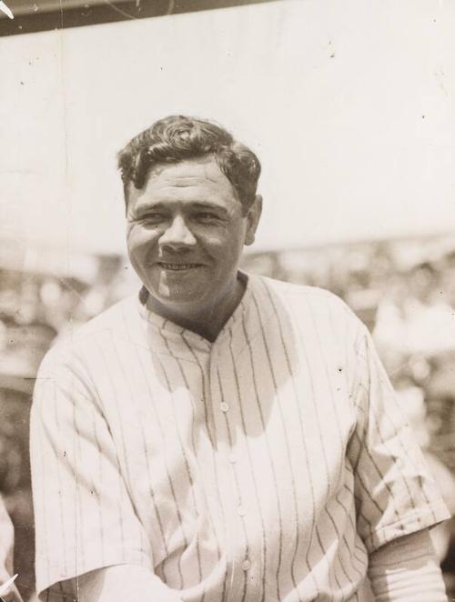 Babe Ruth Portrait photograph, between 1920 and 1934