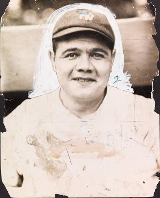 Babe Ruth Portrait photograph, 1920 or 1921