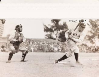 Babe Ruth Batting photograph, 1932 March