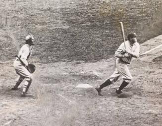 Babe Ruth 60th Home Run Photograph, 1927 September 30