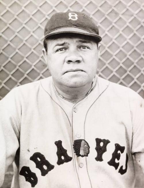 Babe Ruth Portrait photograph, 1935 March 09