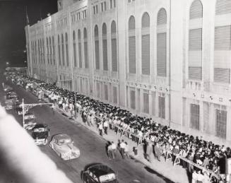 Babe Ruth's Wake Service at Yankee Stadium photograph, 1948 August 17