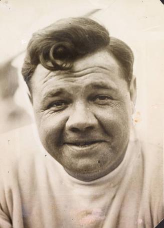 Babe Ruth Portrait photograph, undated
