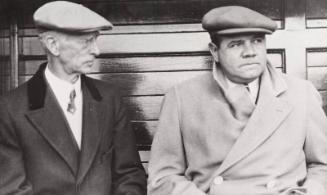 Babe Ruth and Connie Mack photograph, 1934 October