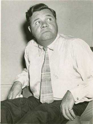 Babe Ruth Portrait photograph, probably 1935