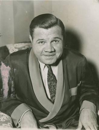 Babe Ruth Portrait photograph, probably 1934