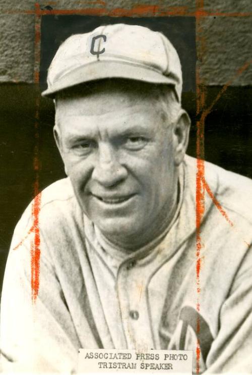 Tris Speaker photograph, 1928