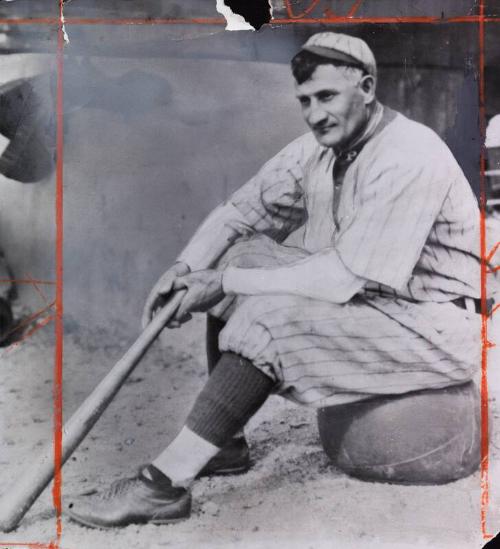 Honus Wagner photograph, approximately 1914