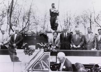 Honus Wagner Statue Unveiling photograph, 1955 April 30
