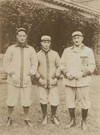 Honus Wagner, Fred Clarke and Tommy Leach photograph, between 1900 and 1911
