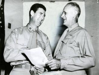 Ted Williams Released from Active Duty photograph, 1953