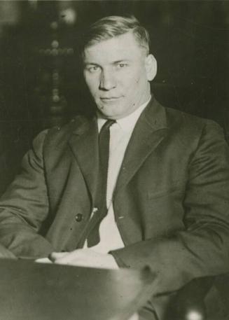 Happy Felsch Sitting photograph, undated