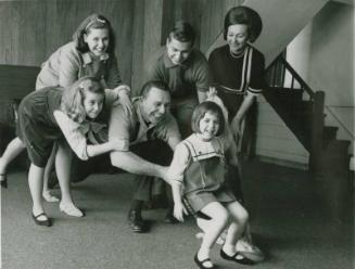 Gil Hodges and Family photograph, 1956