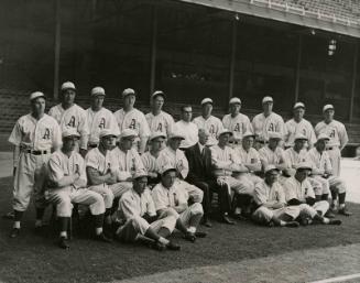 Philadelphia Athletics Team photograph, 1938