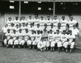 Brooklyn Dodgers Team photograph, 1949 October 04