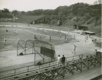 Brooklyn Dodgers at Tropical Stadium photograph, 1942