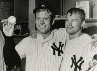 Mickey Mantle and Jim Bouton photograph, 1964 October 10
