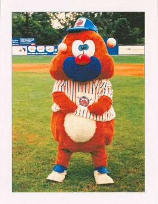 Pittsfield Mets Mascot photomechanical print, circa 1995