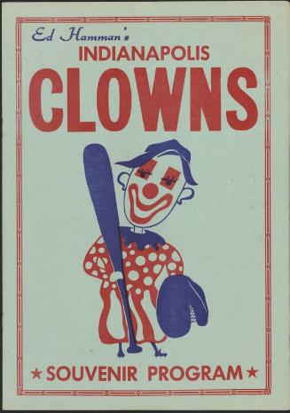 Ed Hamman's Indianapolis Clowns souvenir program, 1968
