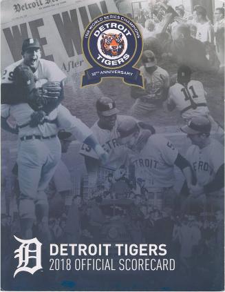 Cleveland Indians versus Detroit Tigers scorecard, 2018