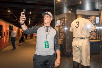 Mike Douglas Taking a Selfie at the National Baseball Hall of Fame and Museum photograph, 2017 …