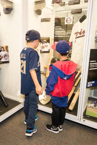 Visitors at the National Baseball Hall of Fame and Museum photograph, 2017 May 26