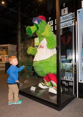 Son of Cody Ross at the National Baseball Hall of Fame and Museum photograph, 2017 May 26
