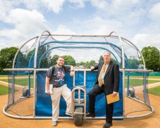 Dylan Drolette and John Horne on the Field photograph, 2017 May 27