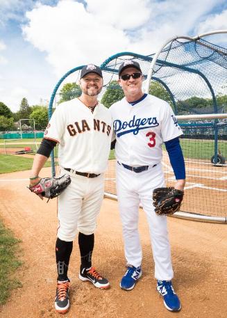 Cody Ross and Steve Sax photograph, 2017 May 27
