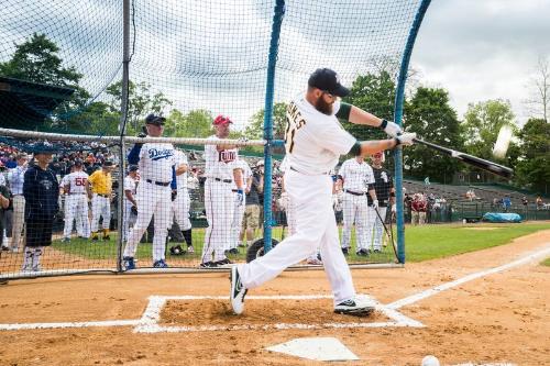 Jonny Gomes Taking Batting Practice photograph, 2017 May 27