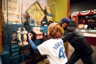 Young Fans at the National Baseball Hall of Fame and Museum photograph, 2017 May 26