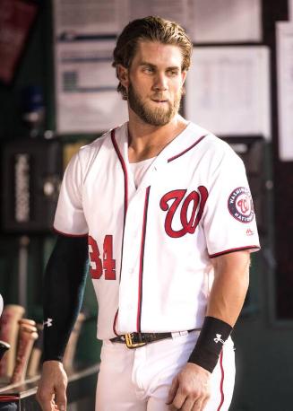 Bryce Harper in the Dugout photograph, 2017 June 12