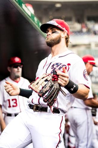 Bryce Harper in the Dugout photograph, 2017 June 14