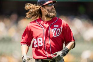 Jayson Werth on the Field photograph, 2017 June 03