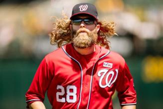 Jayson Werth on the Field photograph, 2017 June 03
